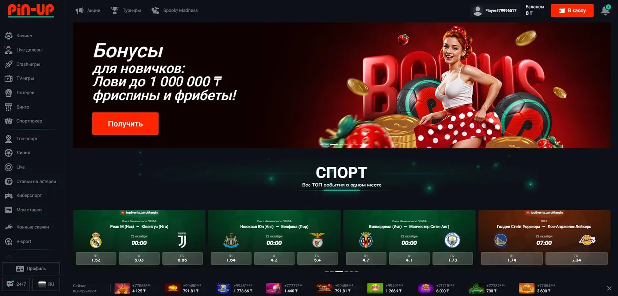 Поддержка и отзывы о Pin Up